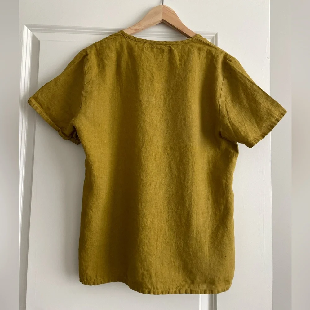 Flax linen top — size S - Picture 2 of 5